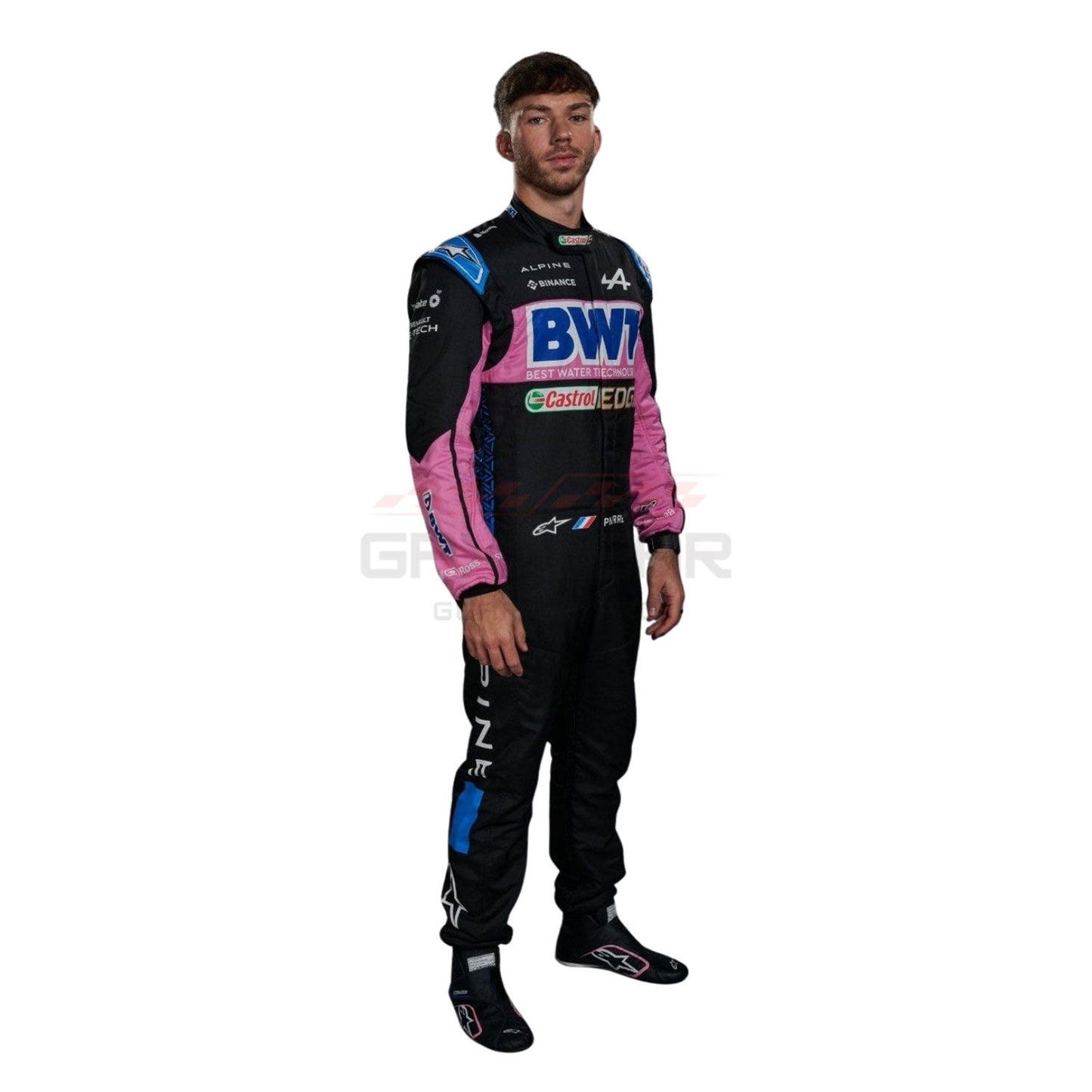 2023 Pierre Gasly Mexico GP F1 Racing Suit Team BWT Alpine