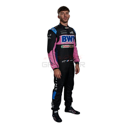 2023 Pierre Gasly Mexico GP F1 Racing Suit Team BWT Alpine