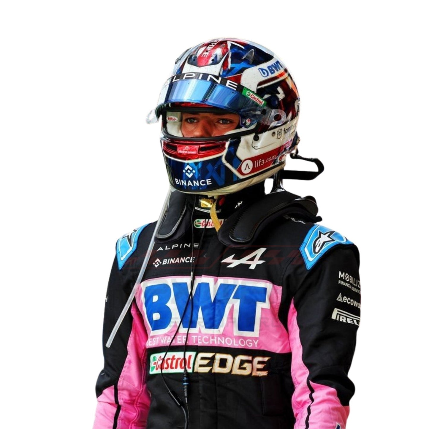 2023 Pierre Gasly Mexico GP F1 Racing Suit Team BWT Alpine