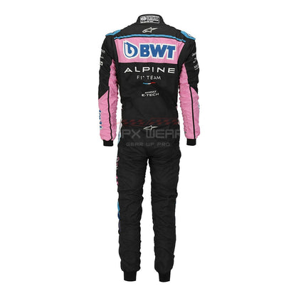 2023 Pierre Gasly Mexico GP F1 Racing Suit Team BWT Alpine