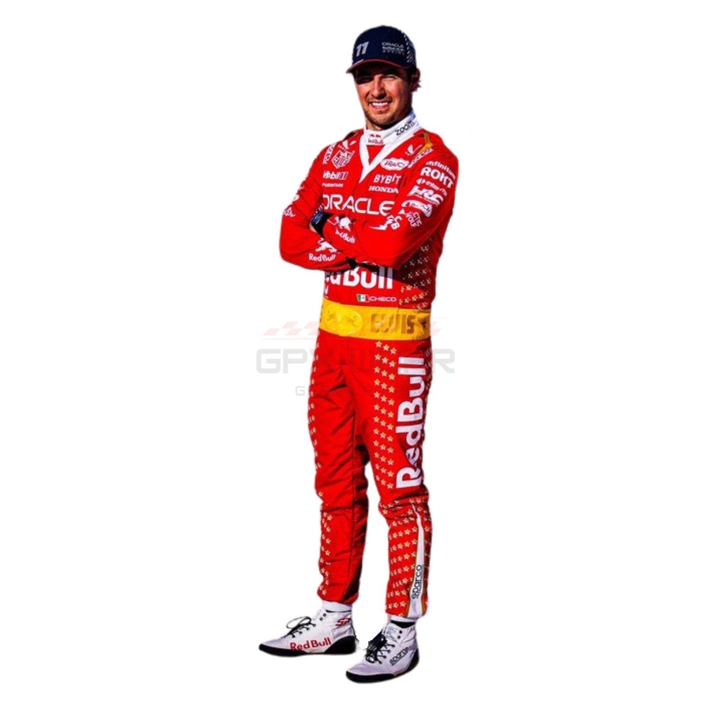 2023 Sergio Perez Las Vegas Grand Prix F1 Racing Suit Team Red Bull