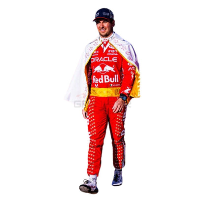 2023 Sergio Perez Las Vegas Grand Prix F1 Racing Suit Team Red Bull