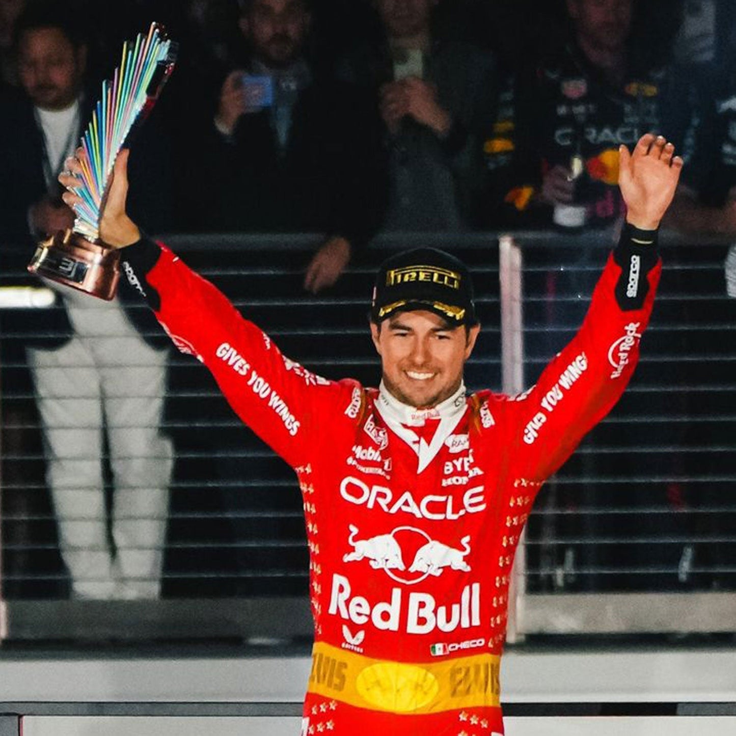 2023 Sergio Perez Las Vegas Grand Prix F1 Racing Suit Team Red Bull