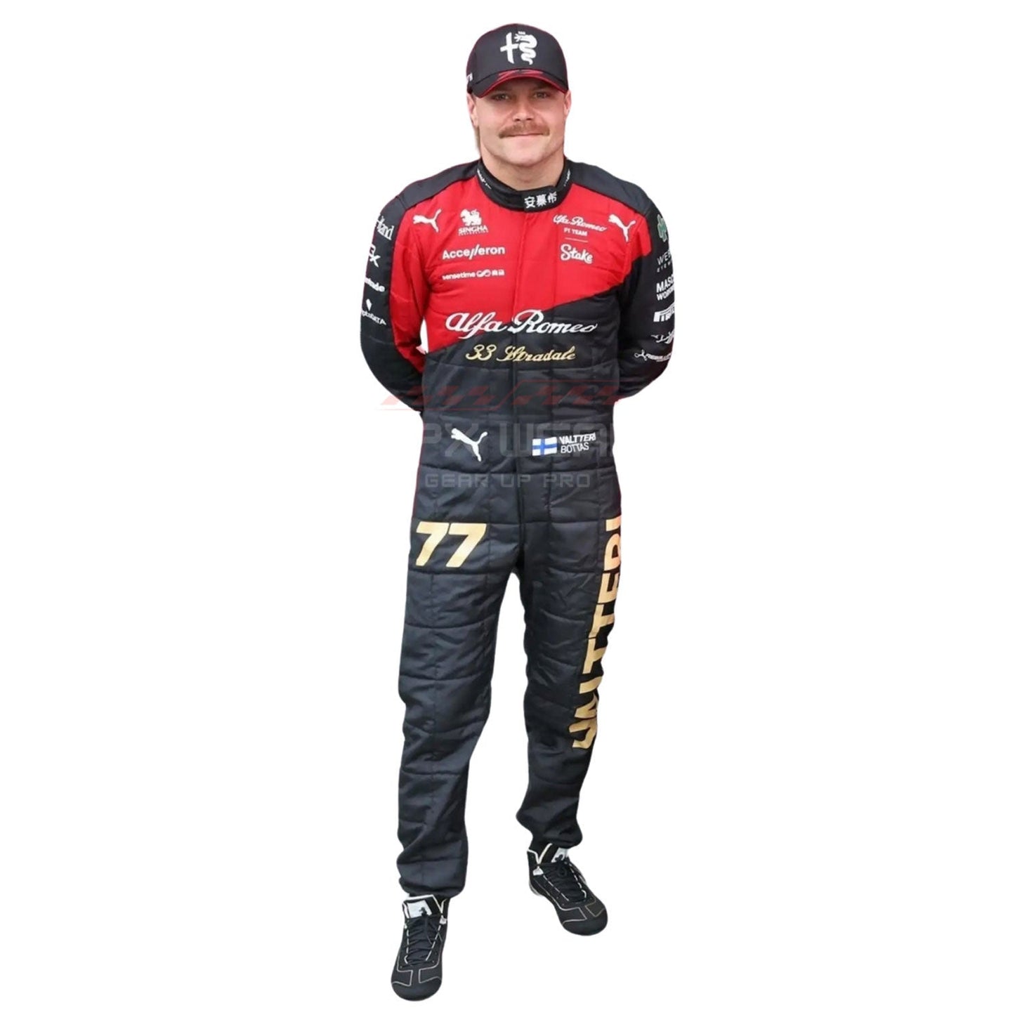2023 Valtteri Bottas Italian GP F1 Racing Suit Team Alfa Romeo