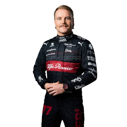 2023 Valtteri Bottas Japanese GP F1 Racing Suit Team Alfa Romeo