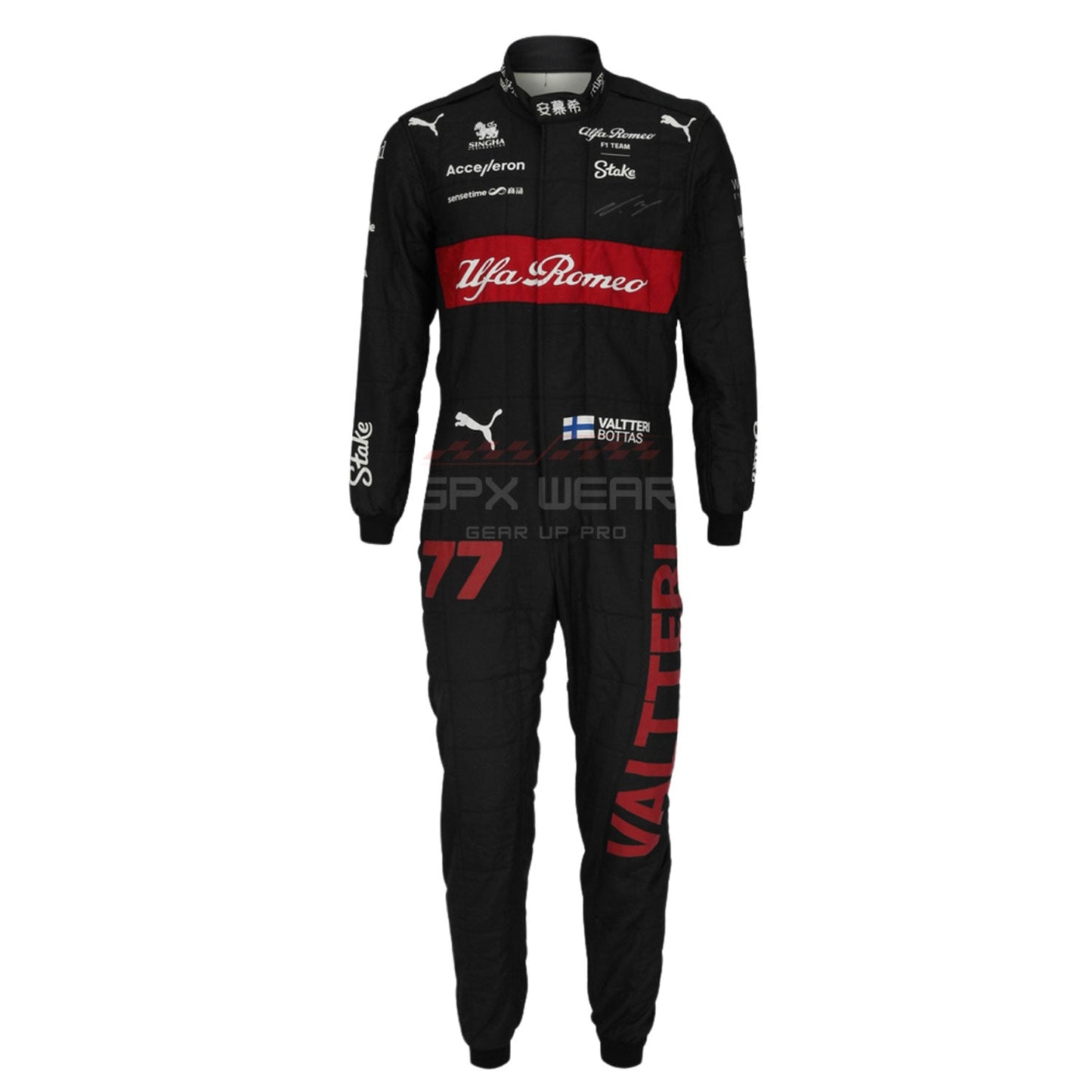 2023 Valtteri Bottas Japanese GP F1 Racing Suit Team Alfa Romeo
