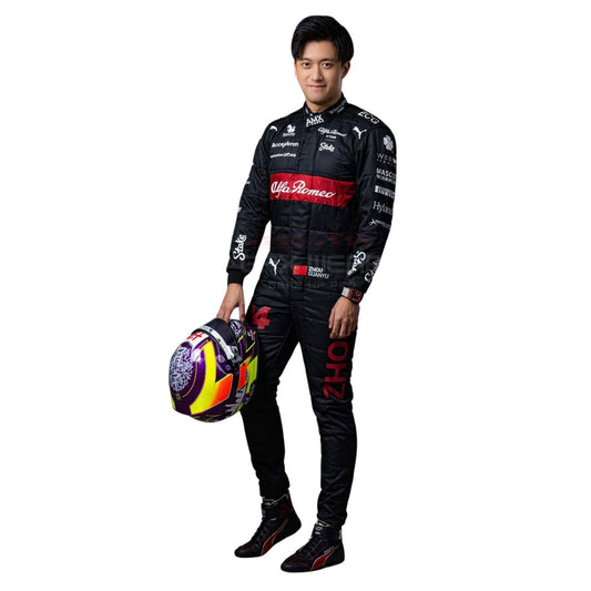 2023 Zhou Guanyu F1 Racing Suit Team Alfa Romeo
