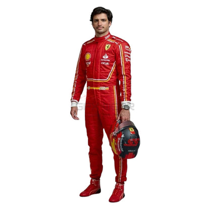 2024 Carlos Sainz F1 Racing Suit Team Ferrari
