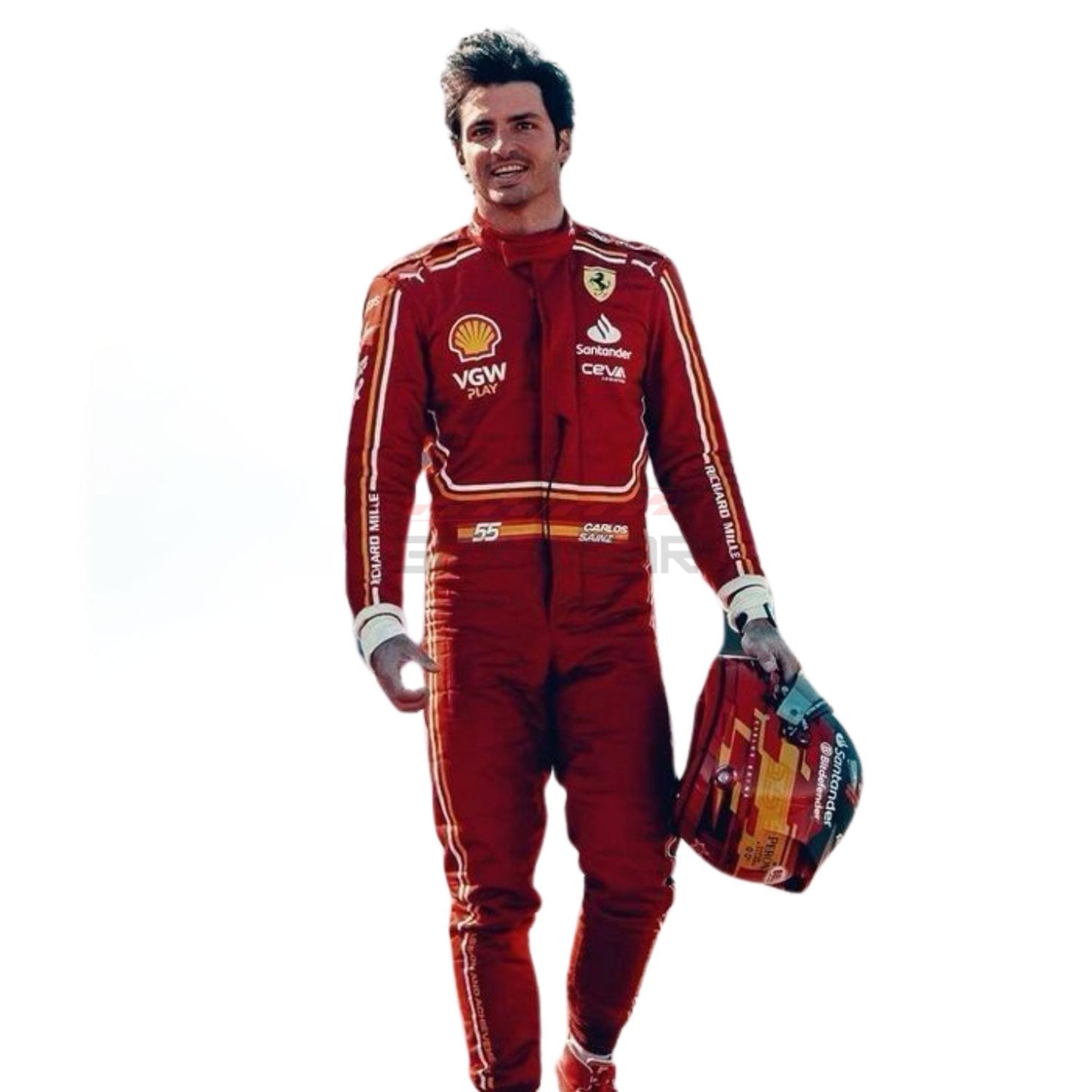 2024 Carlos Sainz F1 Racing Suit Team Ferrari