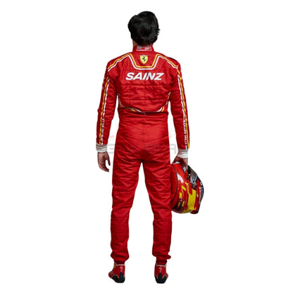 2024 Carlos Sainz F1 Racing Suit Team Ferrari