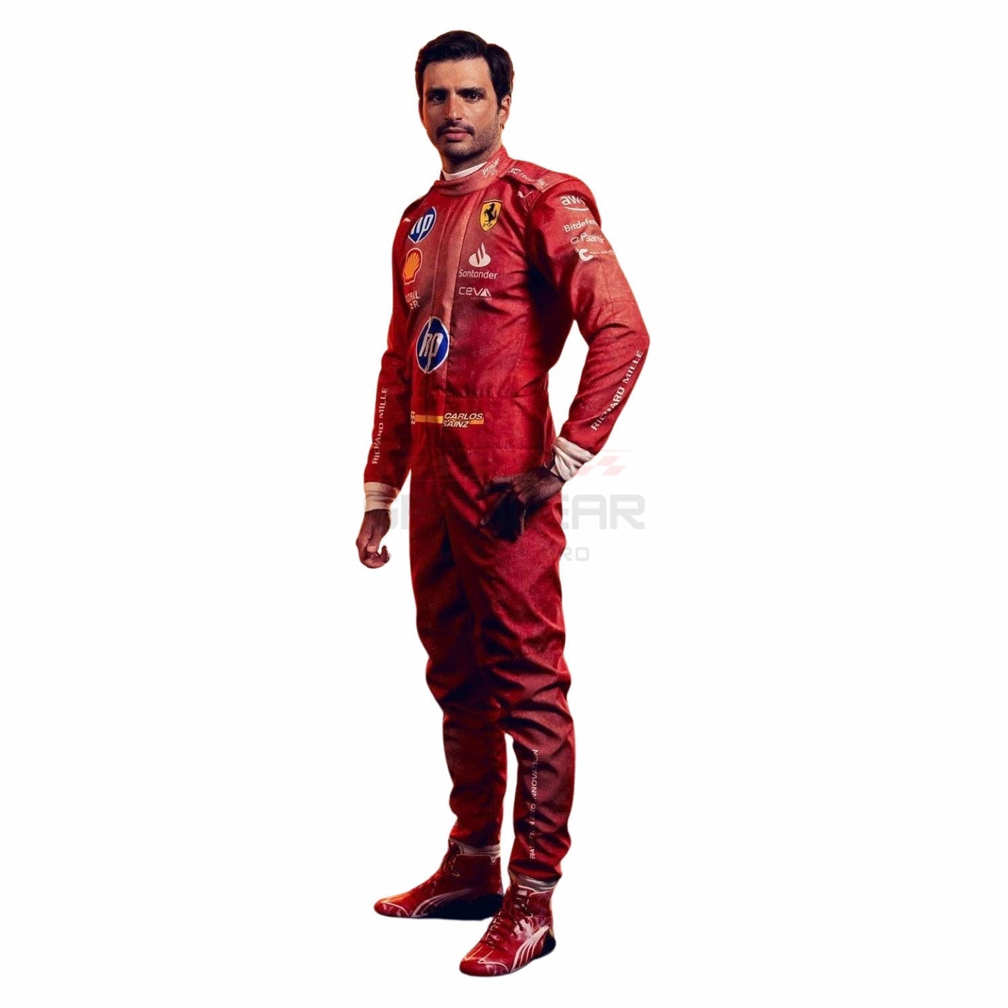 2024 Carlos Sainz Jr. Las Vegas GP F1 Racing Suit Team Ferrari