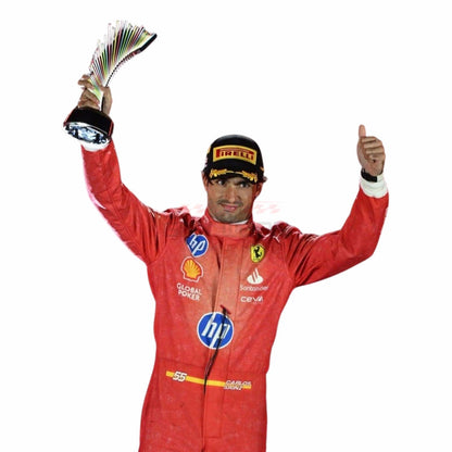 2024 Carlos Sainz Jr. Las Vegas GP F1 Racing Suit Team Ferrari