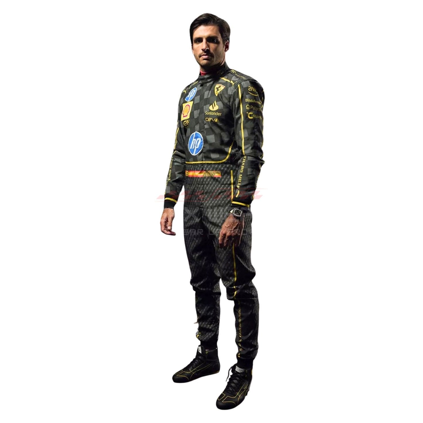 2024 Carlos Sainz Jr Italy GP F1 Racing Suit Team Ferrari