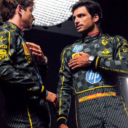 2024 Carlos Sainz Jr Italy GP F1 Racing Suit Team Ferrari