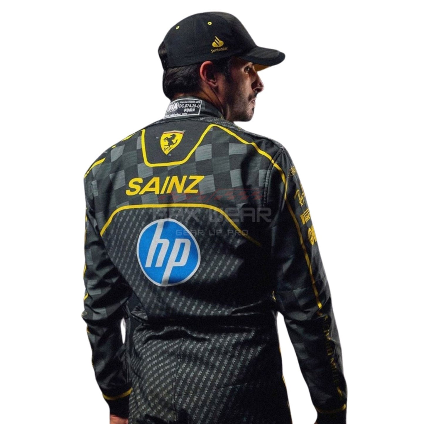 2024 Carlos Sainz Jr Italy GP F1 Racing Suit Team Ferrari
