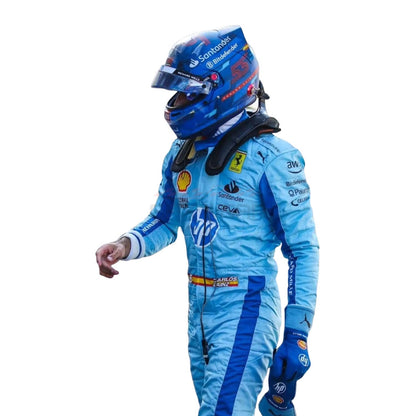 2024 Carlos Sainz Jr Miami Grand Prix F1 Racing Suit Team Ferrari