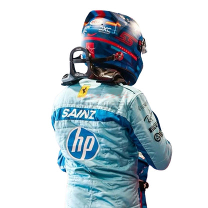 2024 Carlos Sainz Jr Miami Grand Prix F1 Racing Suit Team Ferrari