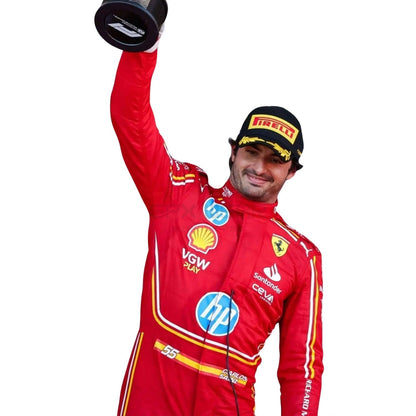 2024 Carlos Sainz Jr Monaco GP F1 Racing Suit Team Ferrari