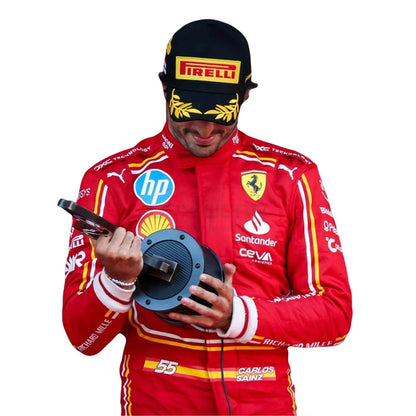 2024 Carlos Sainz Jr Monaco GP F1 Racing Suit Team Ferrari