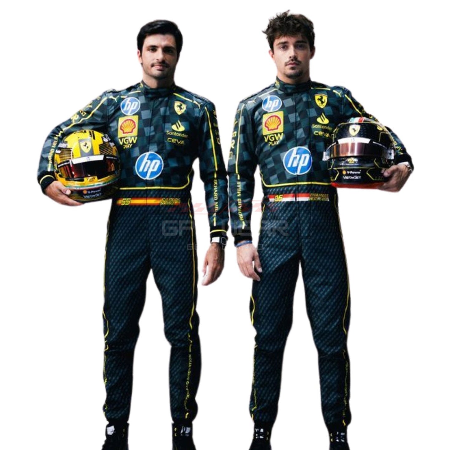 2024 Charles Leclerc Italy GP F1 Racing Suit Team Ferrari