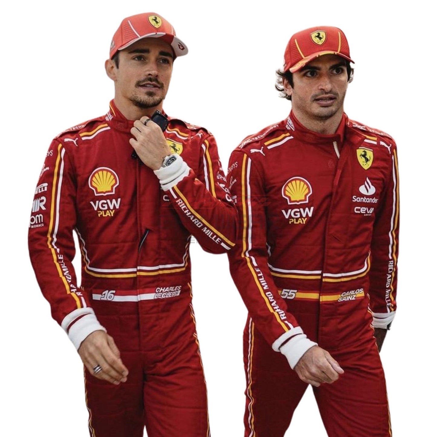 2024 Carlos Sainz F1 Racing Suit Team Ferrari