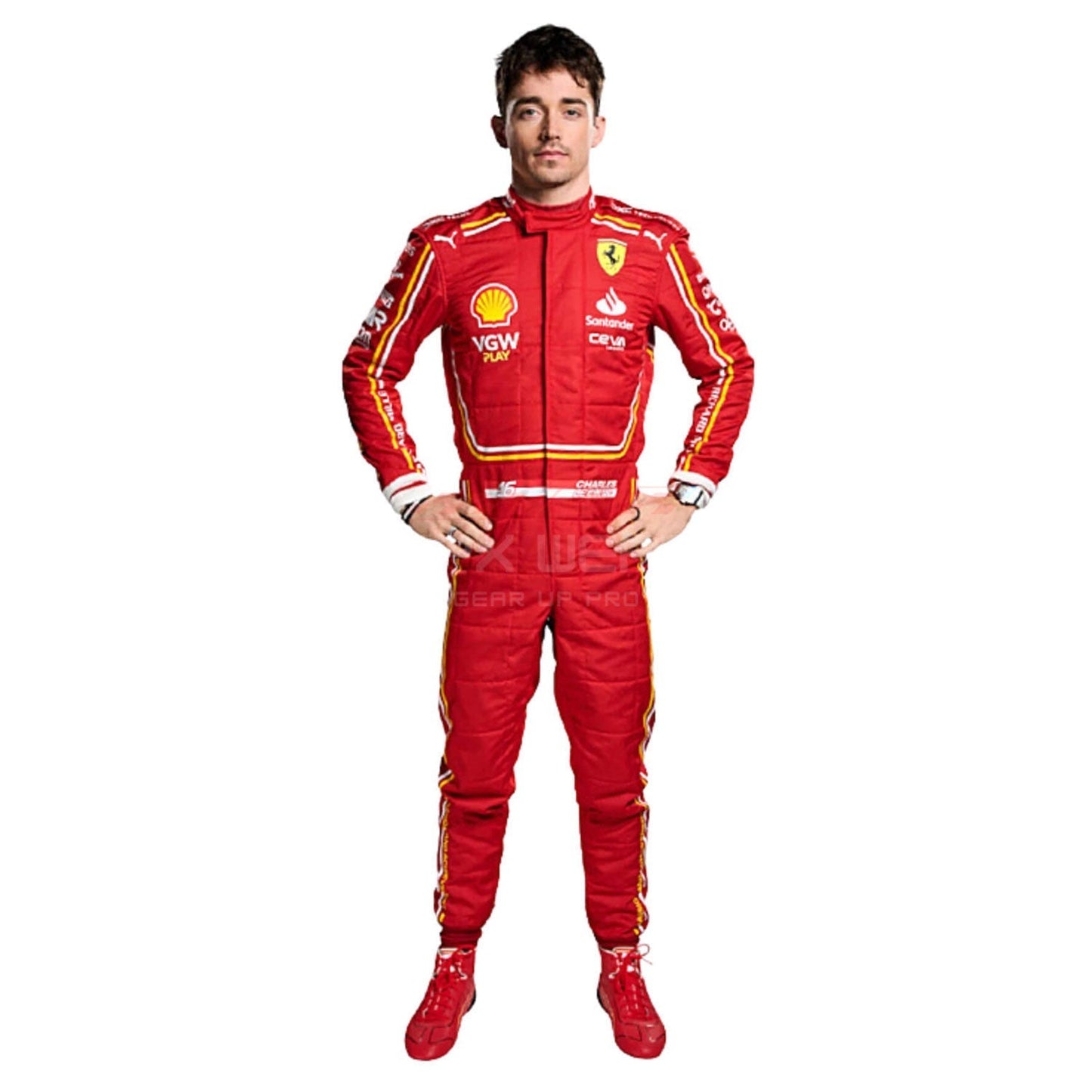 2024 Charles Leclerc F1 Racing Suit Team Ferrari