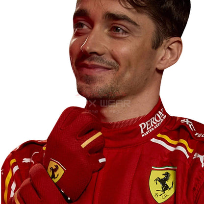 2024 Charles Leclerc F1 Racing Suit Team Ferrari