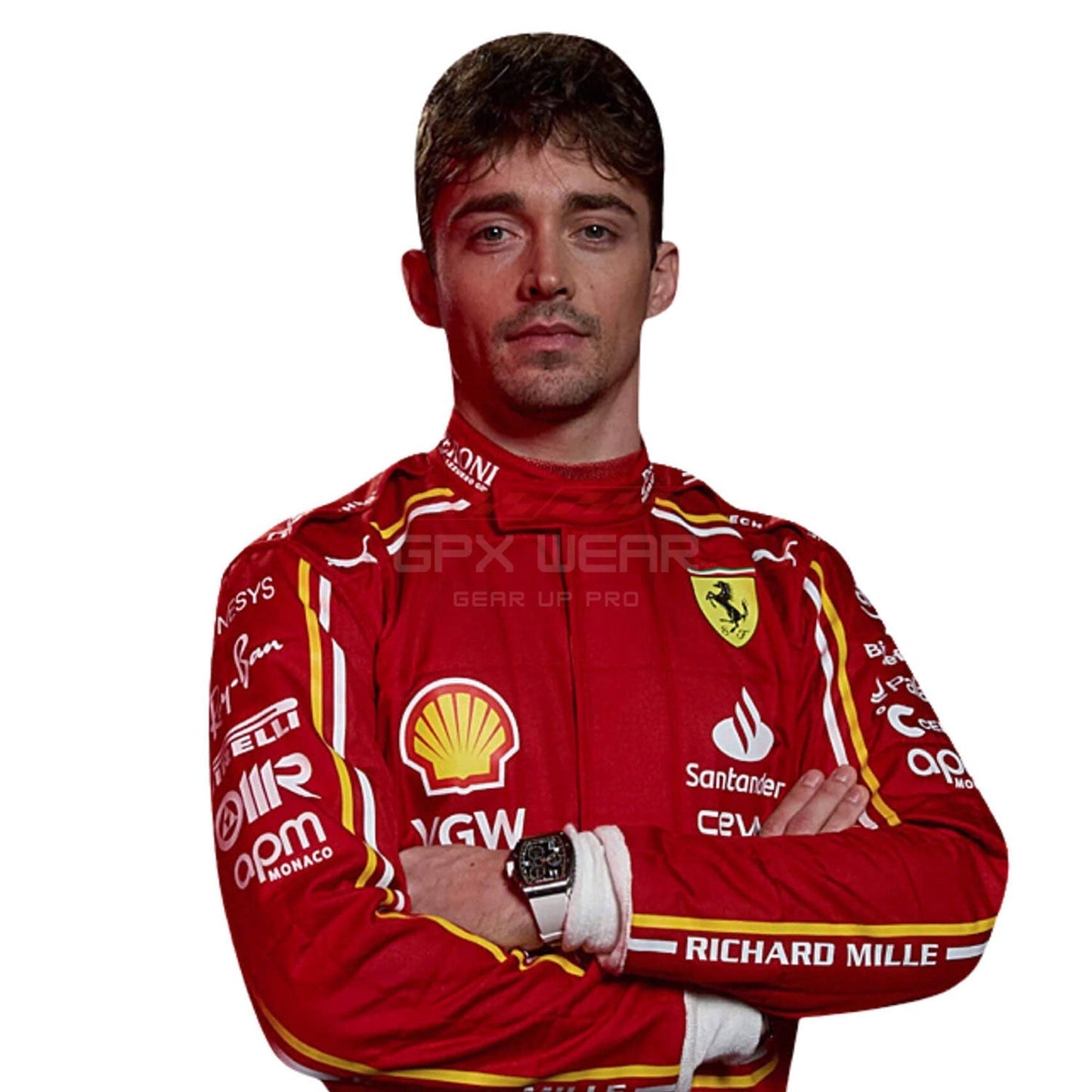 2024 Charles Leclerc F1 Racing Suit Team Ferrari