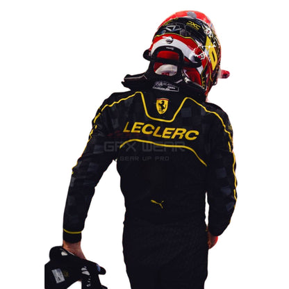 2024 Charles Leclerc Italy GP F1 Racing Suit Team Ferrari