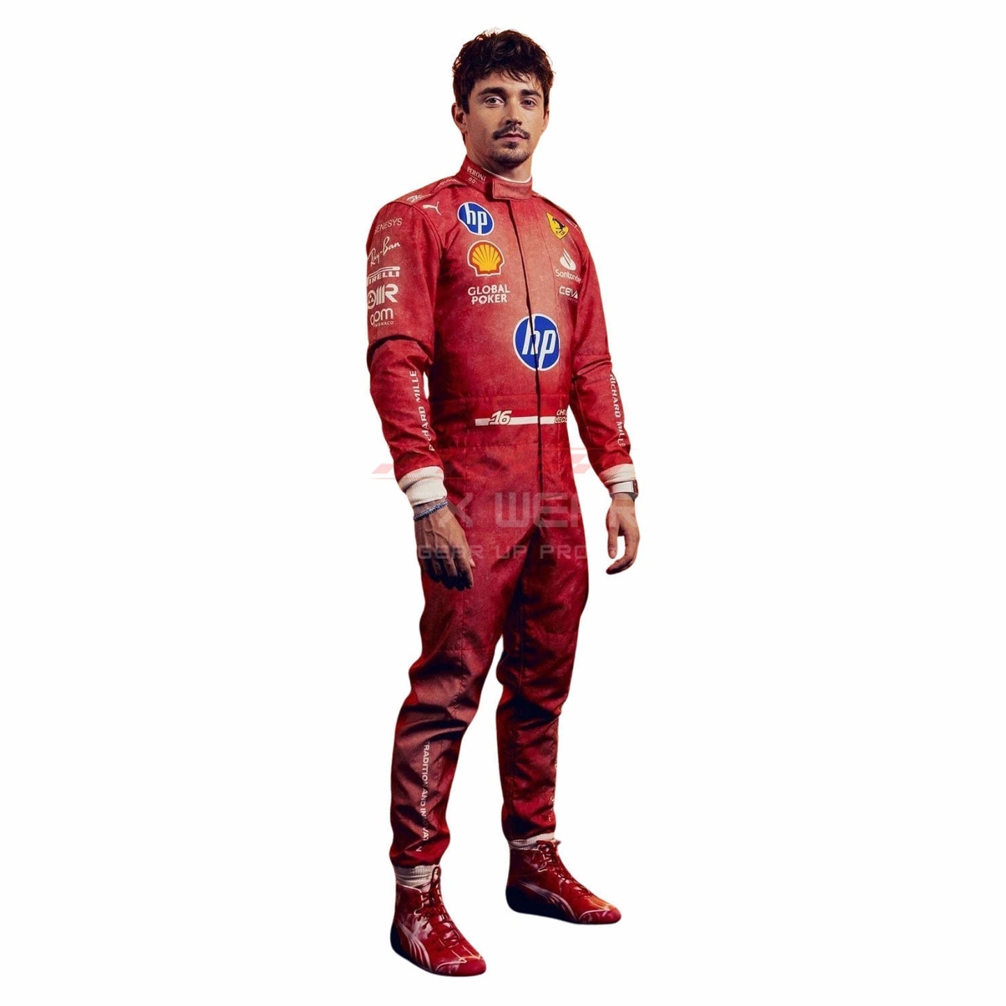 2024 Charles Leclerc Las Vegas GP F1 Racing Suit Team Ferrari