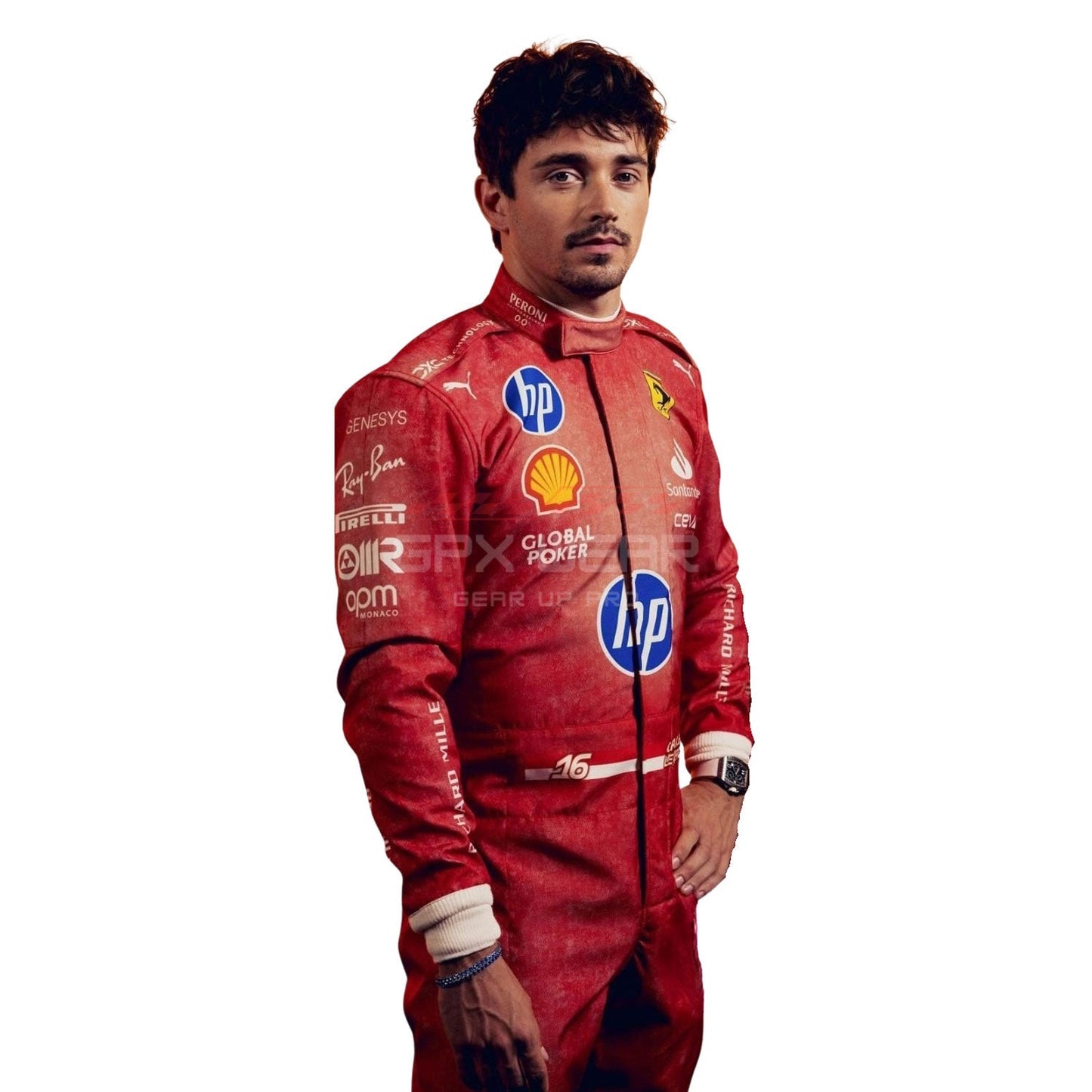 2024 Charles Leclerc Las Vegas GP F1 Racing Suit Team Ferrari