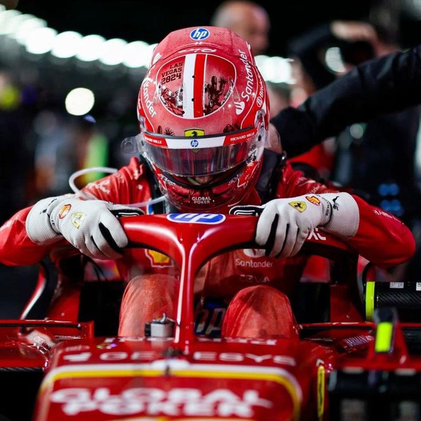 2024 Charles Leclerc Las Vegas GP F1 Racing Suit Team Ferrari