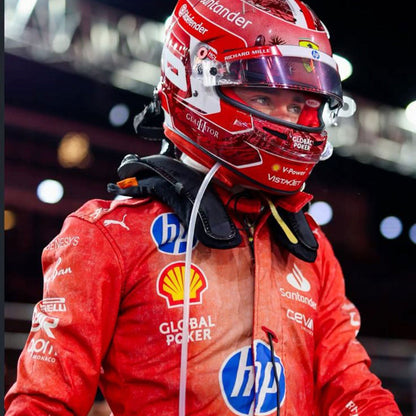 2024 Charles Leclerc Las Vegas GP F1 Racing Suit Team Ferrari
