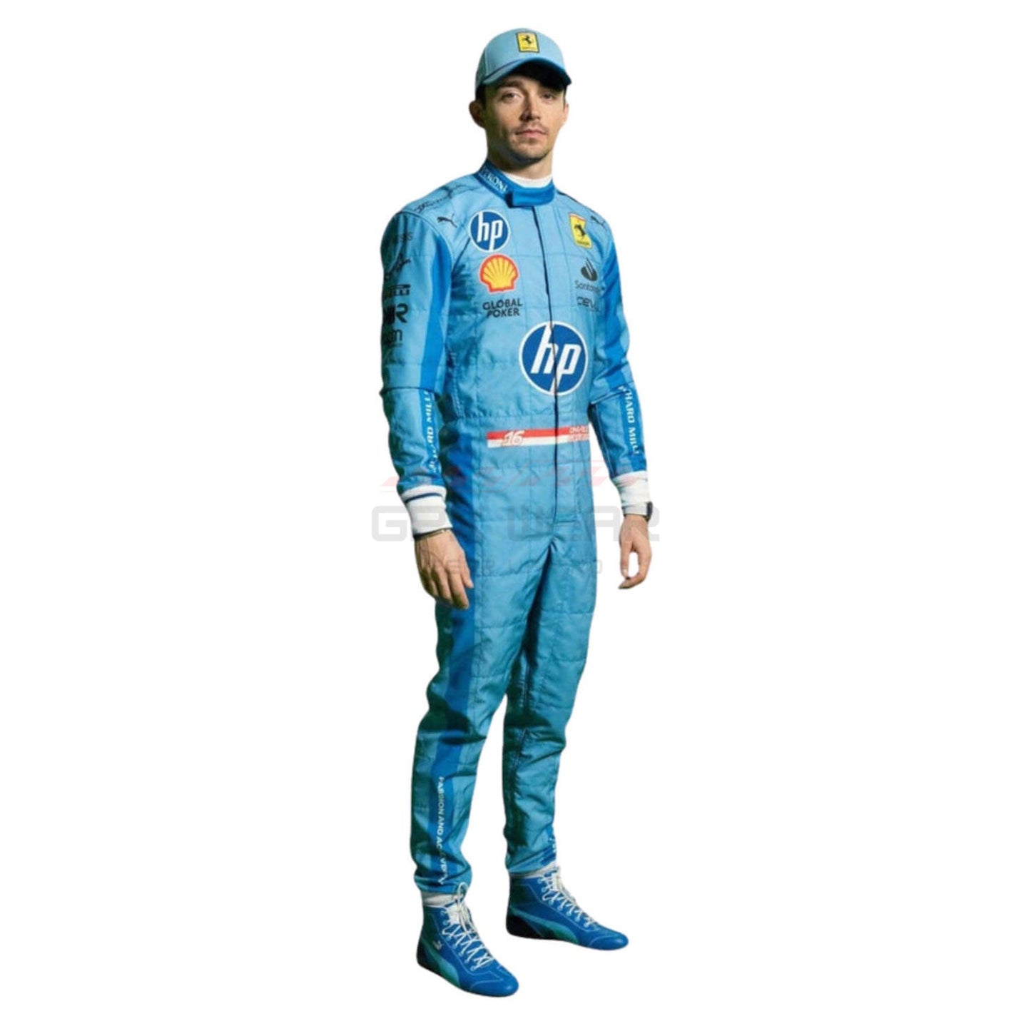 2024 Charles Leclerc Miami Grand Prix F1 Racing Suit Team Ferrari