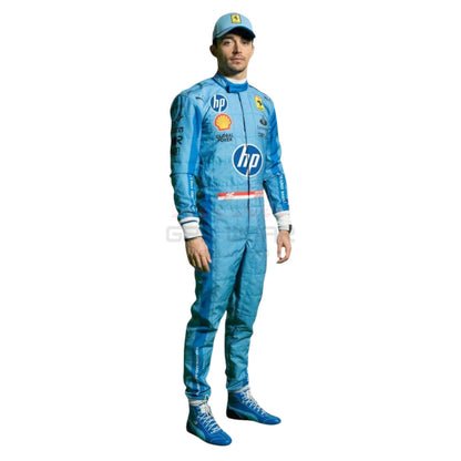 2024 Charles Leclerc Miami Grand Prix F1 Racing Suit Team Ferrari