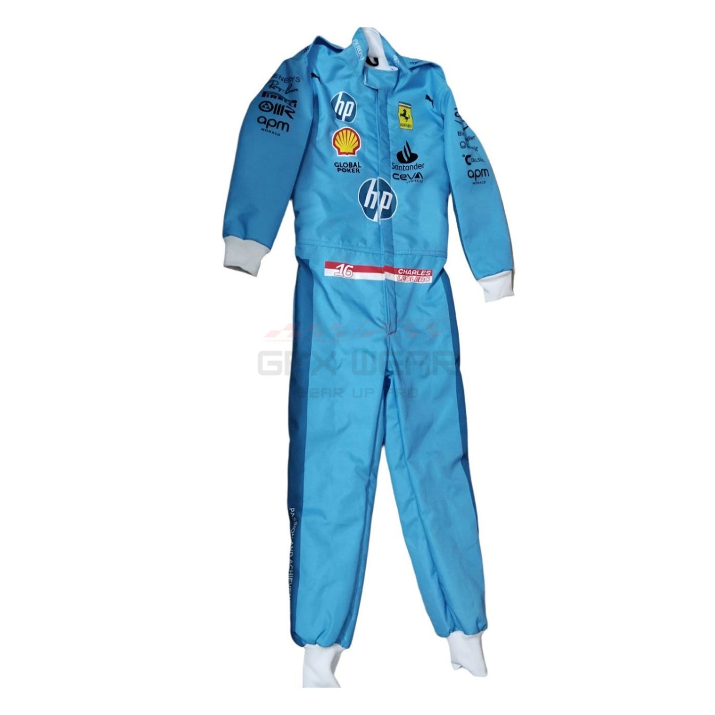 2024 Charles Leclerc Miami Grand Prix F1 Racing Suit Team Ferrari