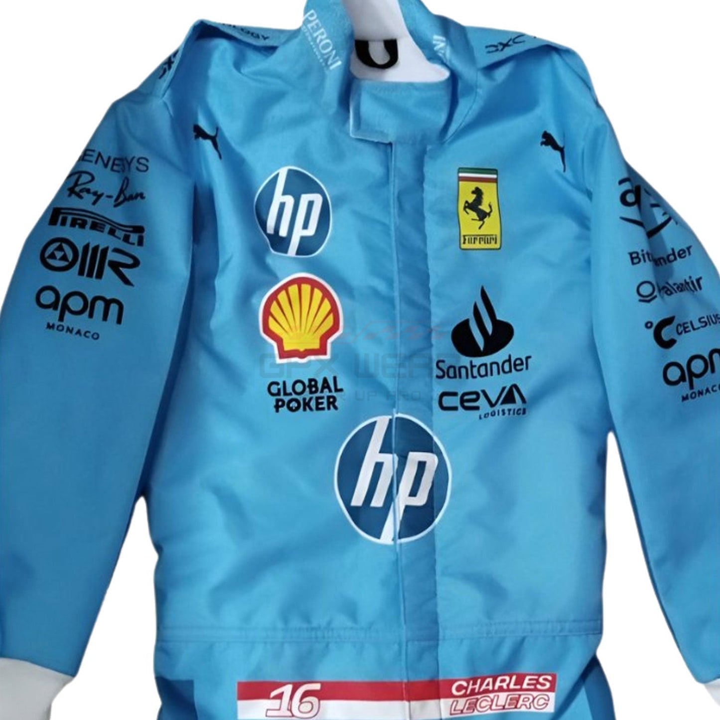 2024 Charles Leclerc Miami Grand Prix F1 Racing Suit Team Ferrari