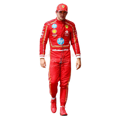 2024 Charles Leclerc Monaco GP F1 Racing Suit Team Ferrari