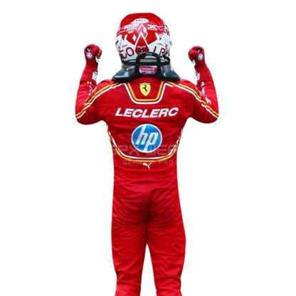 2024 Charles Leclerc Monaco GP F1 Racing Suit Team Ferrari