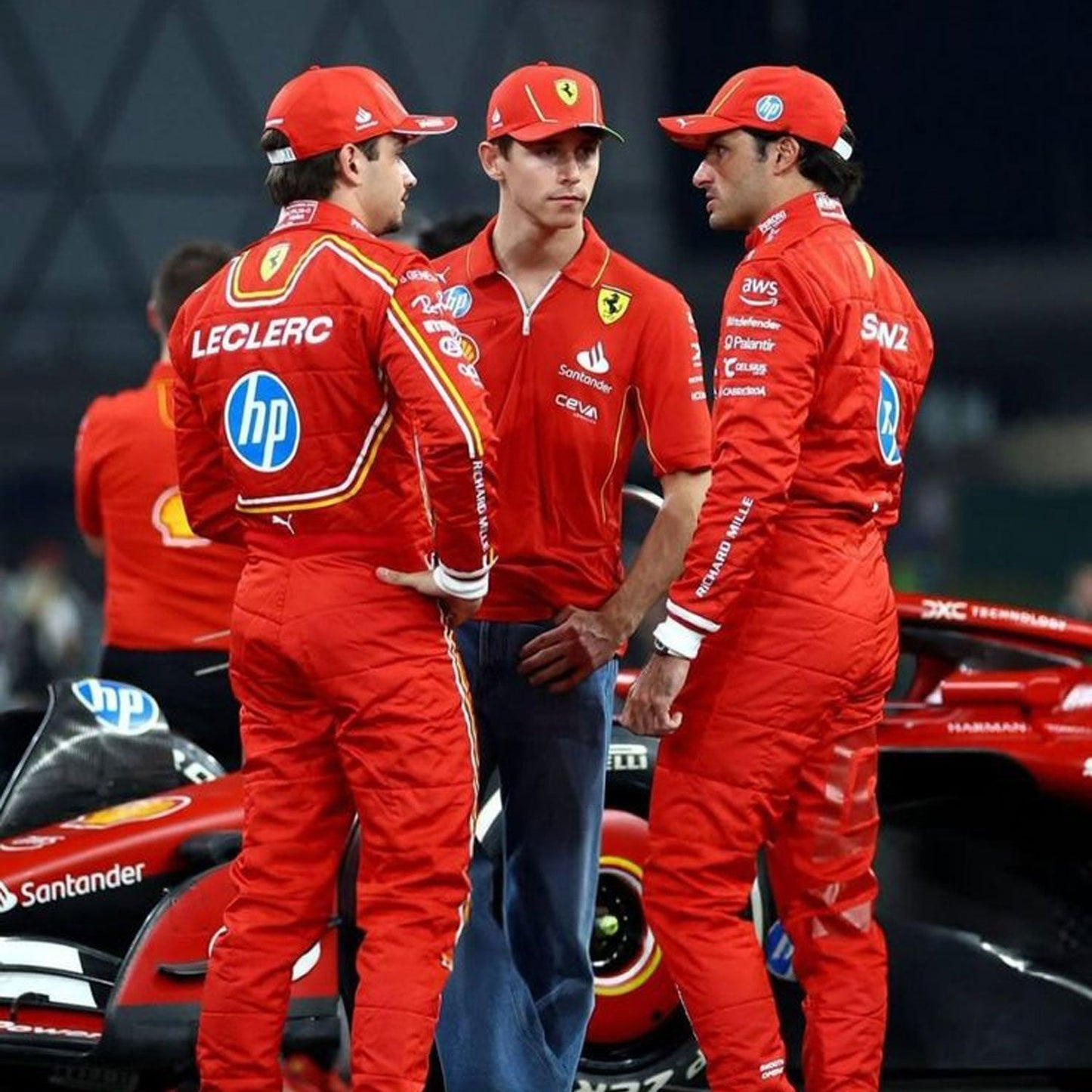 2024 Charles Leclerc Monaco GP F1 Racing Suit Team Ferrari