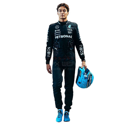 2024 George Russell F1 Racing Suit Team Mercedes