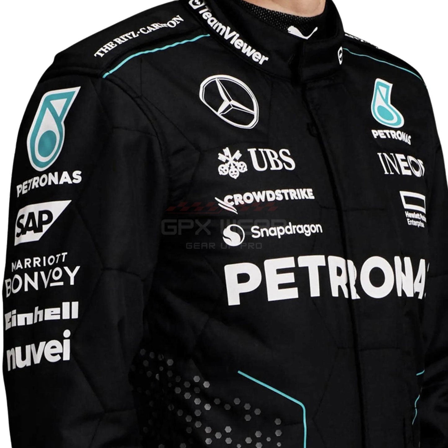 2024 George Russell F1 Racing Suit Team Mercedes