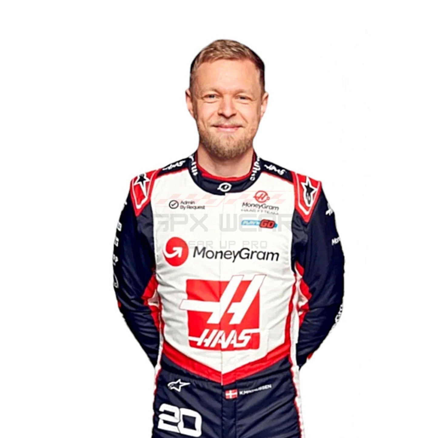 2024 Kevin Magnussen F1 Racing Suit Team Haas