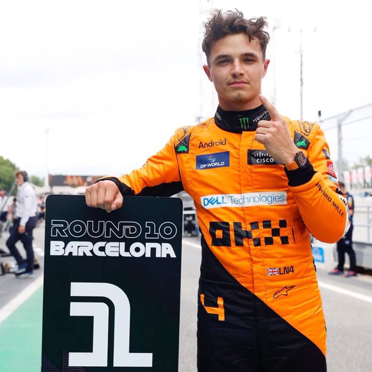 2024 Lando Norris F1 Racing Suit Team McLaren