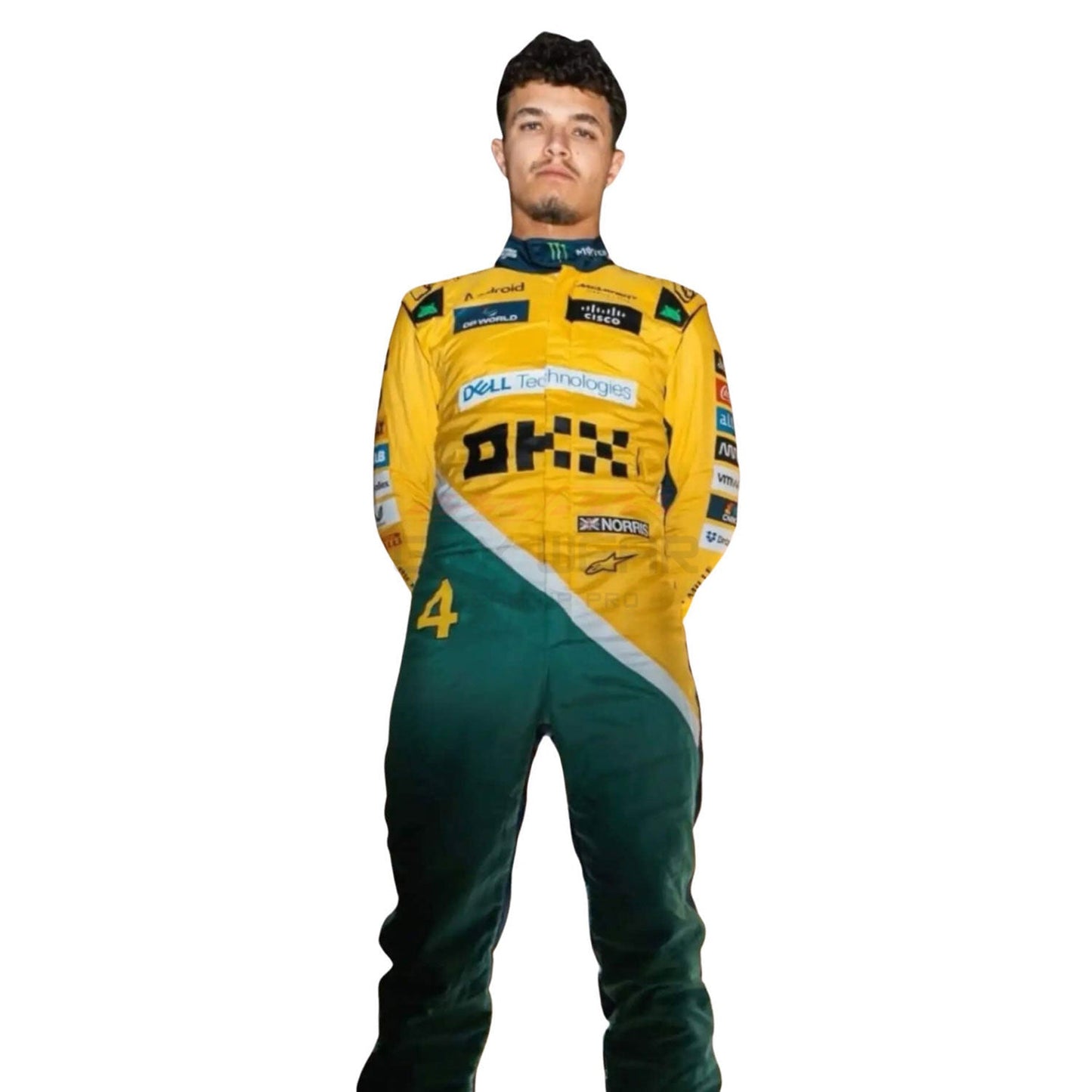 2024 Lando Norris Monaco GP F1 Racing Suit Team McLaren