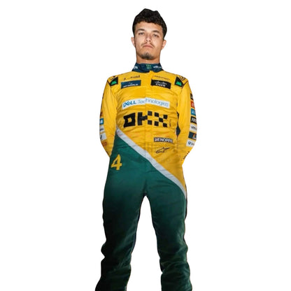 2024 Lando Norris Monaco GP F1 Racing Suit Team McLaren