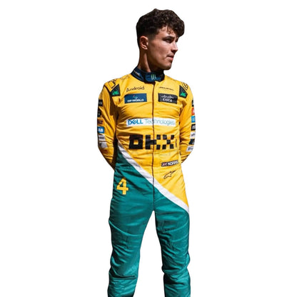 2024 Lando Norris Monaco GP F1 Racing Suit Team McLaren