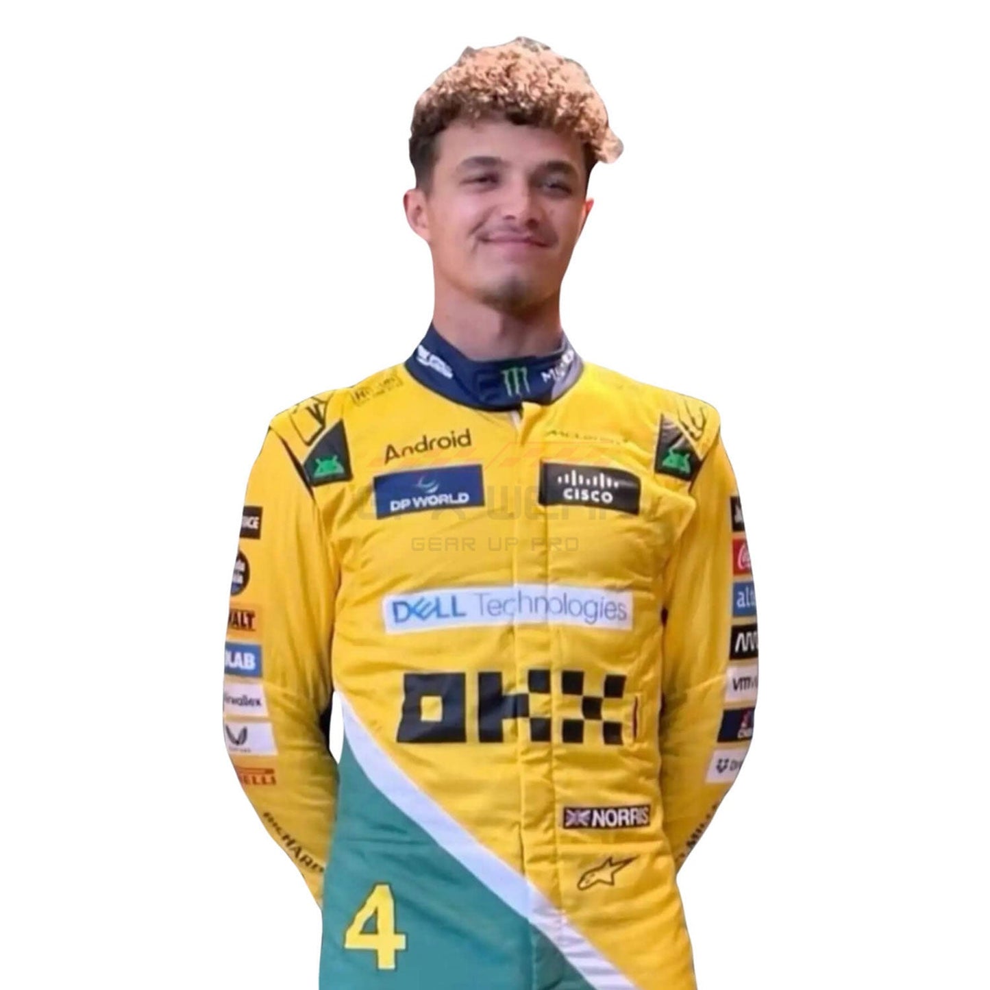 2024 Lando Norris Monaco GP F1 Racing Suit Team McLaren