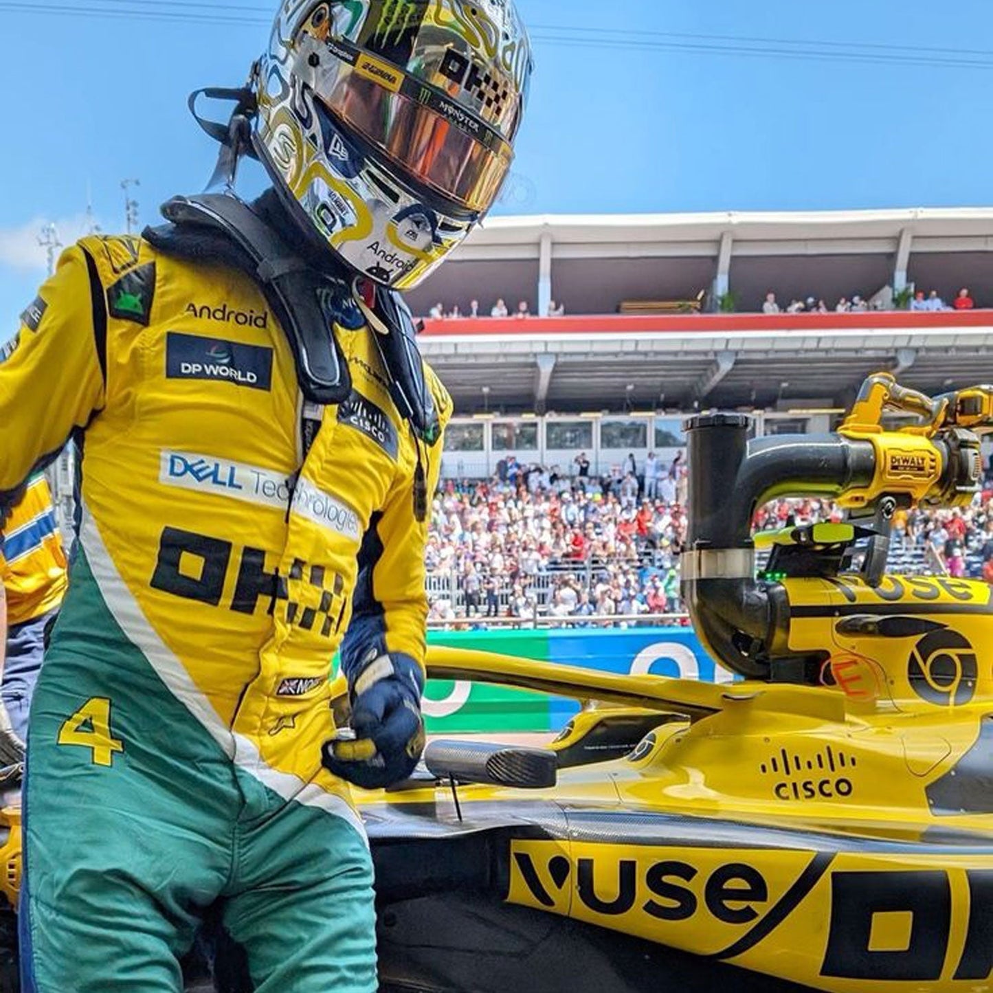 2024 Lando Norris Monaco GP F1 Racing Suit Team McLaren