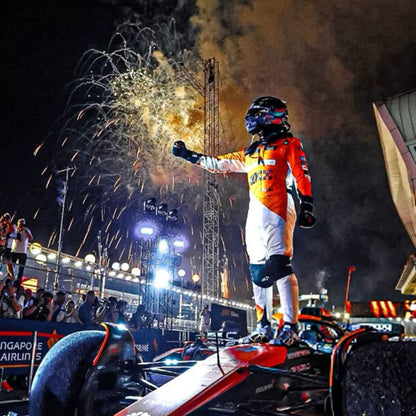 2024 Lando Norris Singapore GP F1 Racing Suit Team McLaren